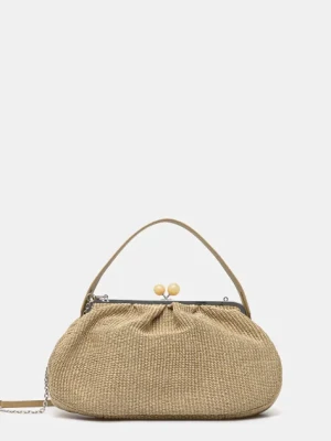 Weekend Max Mara torebka kolor beżowy 2515511075600