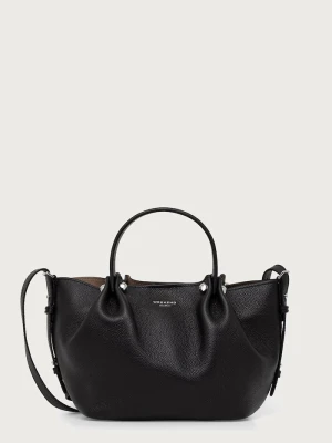 Weekend Max Mara torebka shopper damska skórzana WKADRITTO czarny