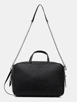 Weekend Max Mara torebka skórzana PALOS kolor czarny 2525516085600