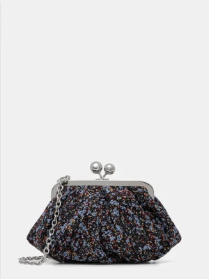 Weekend Max Mara torebka z dodatkiem wełny ACCENNI kolor niebieski 2615511154600