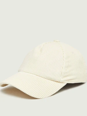 Weekend MaxMara Bejsbolówka Wkaragno | sztruks kremowy