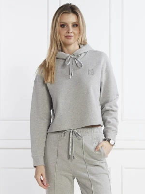 Weekend MaxMara Bluza DIRE | Cropped Fit szary