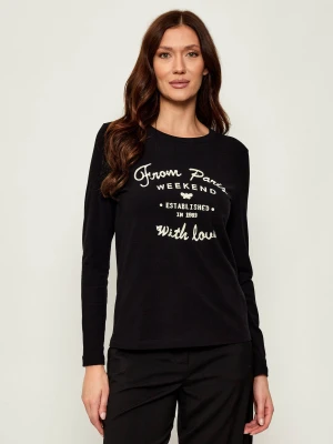 Weekend MaxMara Bluzka ALIAS | Regular Fit czarny