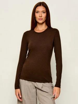 Weekend MaxMara Bluzka Wkdmultie | Slim Fit brązowy