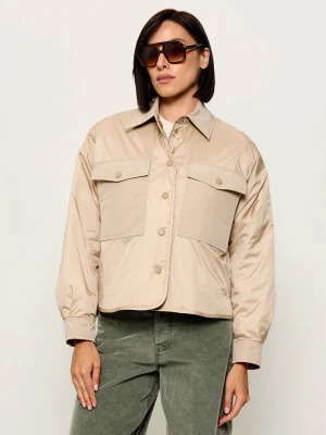 Weekend MaxMara Dwustronna kurtka Wkdsughero | Regular Fit | z dodatkiem wełny beżowy