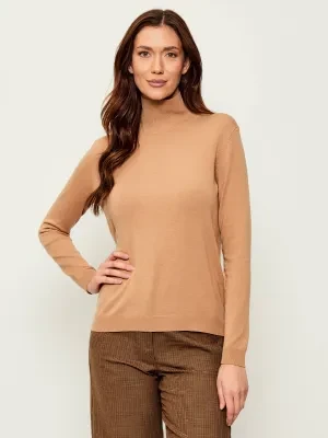 Weekend MaxMara Golf KIKU | Regular Fit | z dodatkiem jedwabiu