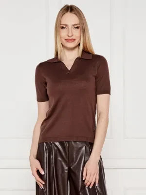 Weekend MaxMara Jedwabne polo RONCOLO | Regular Fit