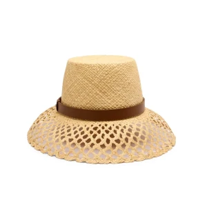 Weekend MaxMara Kapelusz ELISEO | z dodatkiem skóry