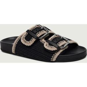 Weekend MaxMara Klapki WKABONITO | z dodatkiem skóry