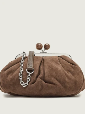 Weekend MaxMara Listonoszka / kopertówka Wlavalois Pasticcino | zamsz brązowy