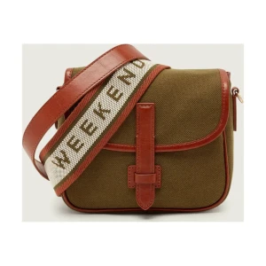 Weekend MaxMara Listonoszka WKAGAP | z dodatkiem skóry