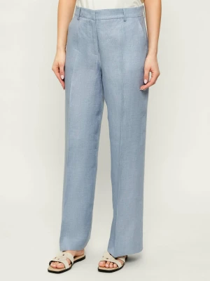 Weekend MaxMara Lniane spodnie WKDMALIZIA | Regular Fit