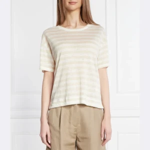 Weekend MaxMara Lniany t-shirt FALLA | Straight fit