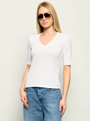 Weekend MaxMara Lniany t-shirt WKDOPZIONE | Regular Fit