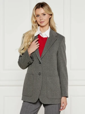 Weekend MaxMara Marynarka Campale | Regular Fit szary