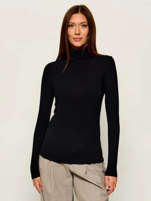 Weekend MaxMara Półgolf Wkdmultif | Slim Fit czarny