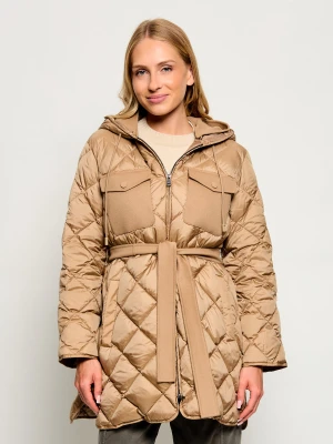 Weekend MaxMara Puchowa kurtka Wkdfidato | Regular Fit | z dodatkiem wełny beżowy