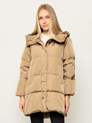 Weekend MaxMara Puchowy płaszcz Wkdnewbembo beżowy