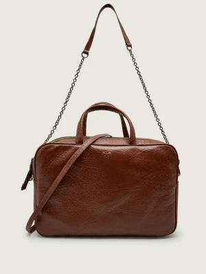 Weekend MaxMara Skórzana torba na laptopa 10" PAL