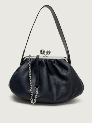 Weekend MaxMara Skórzana torebka na ramię CUBICO | Pasticcino