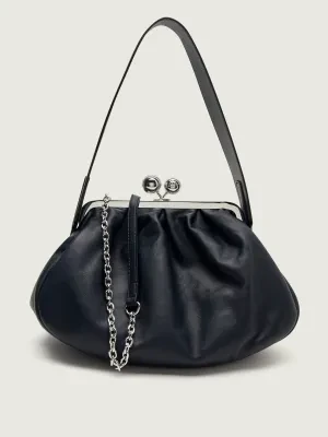 Weekend MaxMara Skórzana torebka na ramię CUBICO | Pasticcino