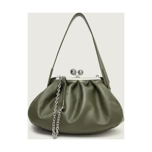 Weekend MaxMara Skórzana torebka na ramię CUBICO | Pasticcino