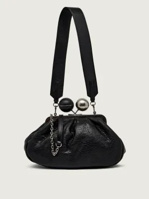 Weekend MaxMara Skórzana Torebka na ramię Pasticcino Lecito