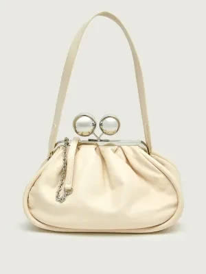 Weekend MaxMara Skórzana torebka na ramię Pasticcino MILVANEW