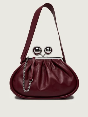 Weekend MaxMara Skórzana torebka na ramię Pasticcino Milvanew