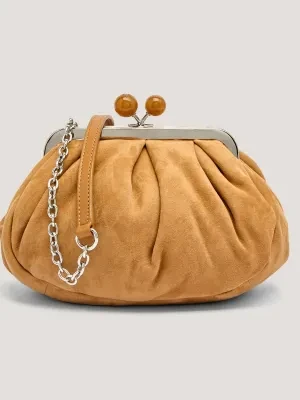 Weekend MaxMara Skórzana torebka na ramię Pasticcino VALOIS