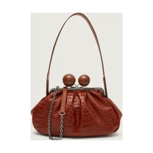 Weekend MaxMara Skórzana torebka na ramię WKAALISSO | Pasticcino