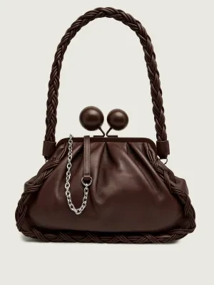 Weekend MaxMara Skórzana torebka na ramię WKALECITO | Pasticcino