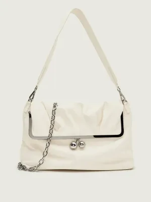 Weekend MaxMara Skórzana torebka na ramię WKASLALOM | Pasticcino