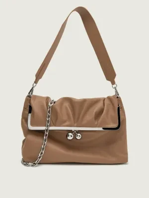 Weekend MaxMara Skórzana torebka na ramię WKASLALOM | Pasticcino