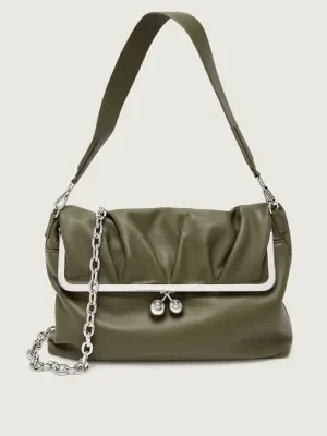 Weekend MaxMara Skórzana torebka na ramię WKASLALOM | Pasticcino