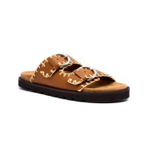 Weekend MaxMara Skórzane klapki ABATE