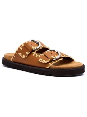 Weekend MaxMara Skórzane klapki ABATE