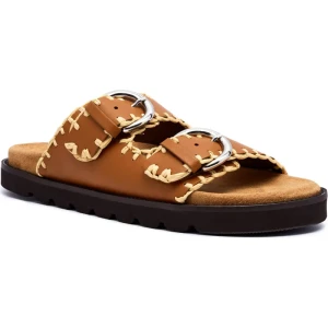 Weekend MaxMara Skórzane klapki ABATE