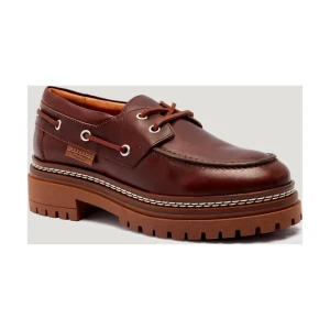 Weekend MaxMara Skórzane loafersy POMPEI