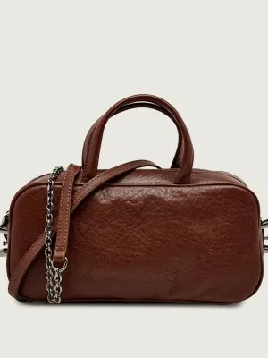 Weekend MaxMara Skórzany kuferek TUNDRA