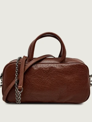 Weekend MaxMara Skórzany kuferek TUNDRA