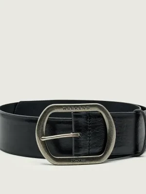 Weekend MaxMara Skórzany pasek CLAVIER