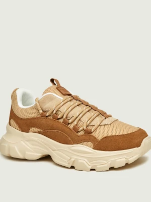 Weekend MaxMara Sneakersy Wkaancora | zamsz beżowy