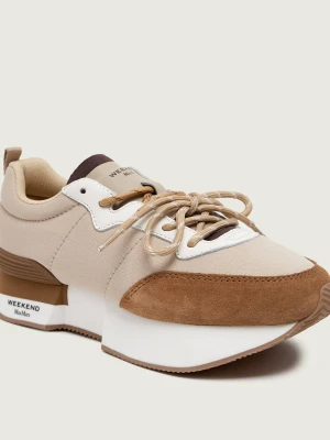 Weekend MaxMara Sneakersy Wkazambra | zamsz