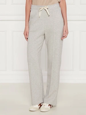 Weekend MaxMara Spodnie dresowe Folk | flare fit szary