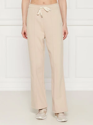Weekend MaxMara Spodnie dresowe Folk | flare fit beżowy