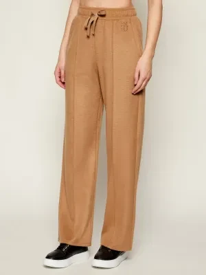 Weekend MaxMara Spodnie dresowe SPONDA | Relaxed fit | z dodatkiem wełny