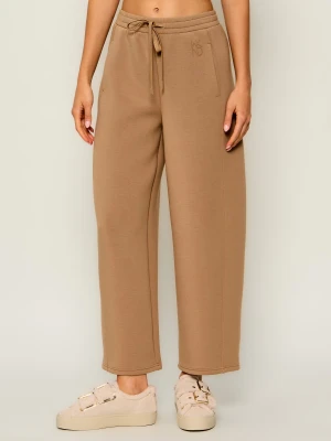 Weekend MaxMara Spodnie dresowe Wkdgetto | Loose fit beżowy