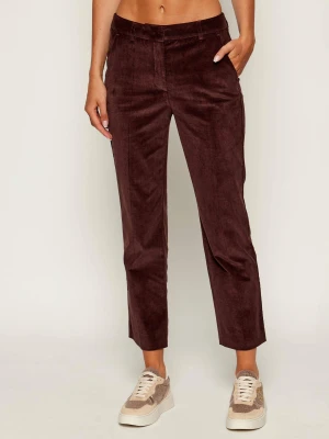 Weekend MaxMara Spodnie MARRUCA | Slim Fit | sztruks