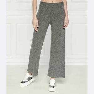 Weekend MaxMara Spodnie | Palazzo | z dodatkiem wełny